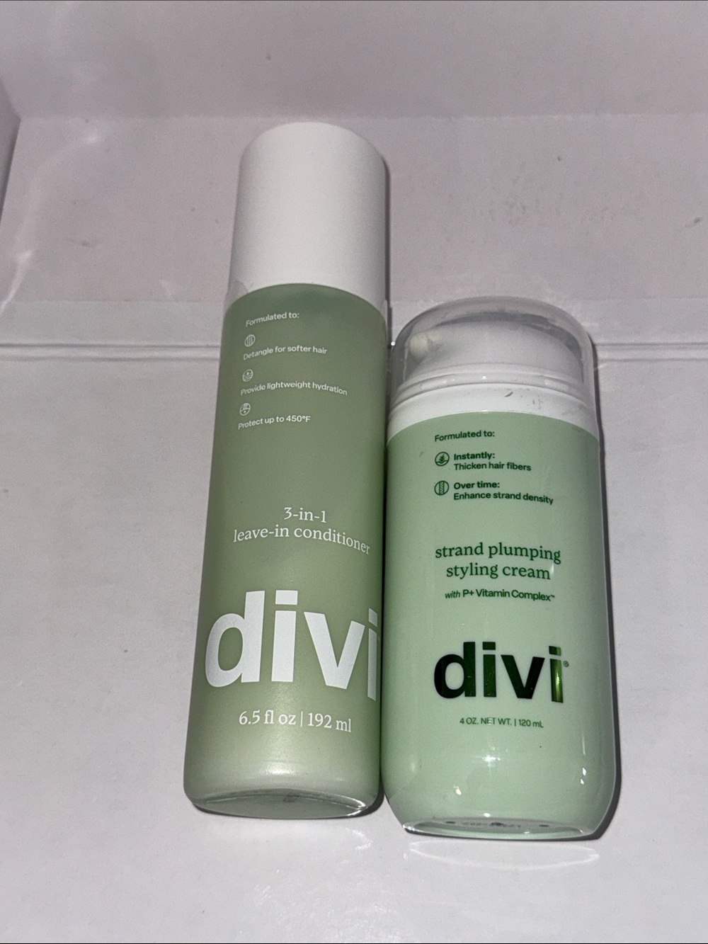 Divi 3-in-1 Leave-In Conditioner & Strand Plumping Styling Cream Set